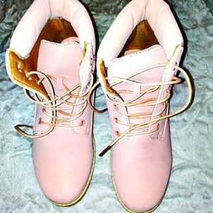 Cute pink Rebel ankle boot